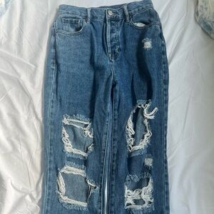 Pacsun High Rise Straight Jeans SIZE: 25
